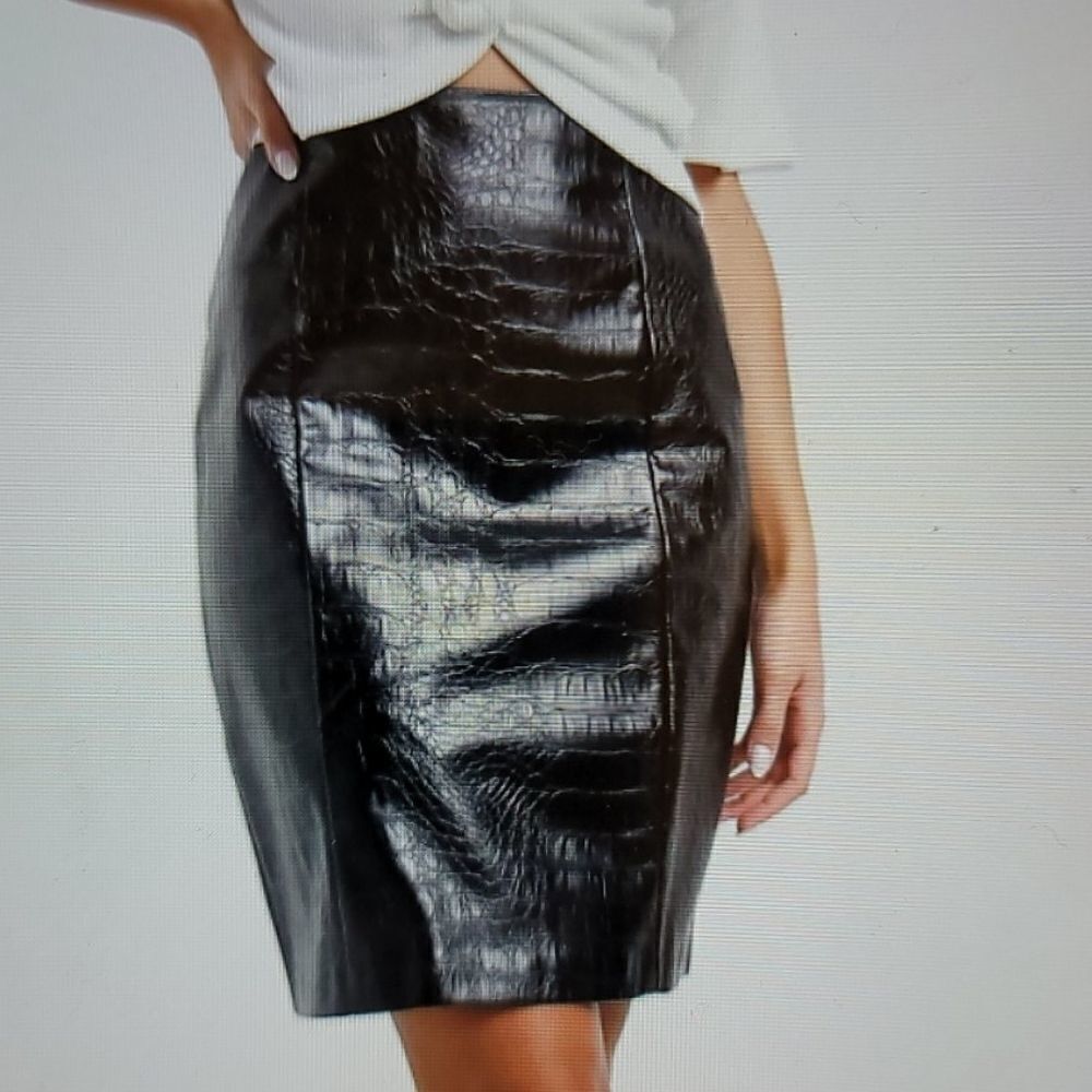NA-KD FAUX LEATHER Skirt SIZE 38